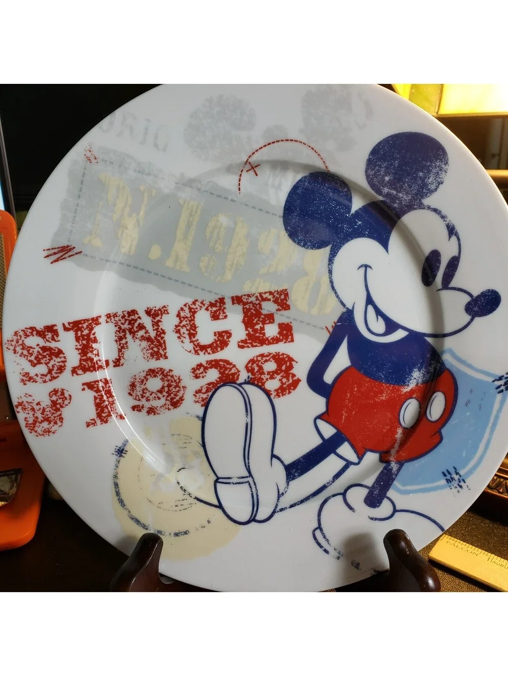 1928 DISNEY AMERICANA Salad Plate 8